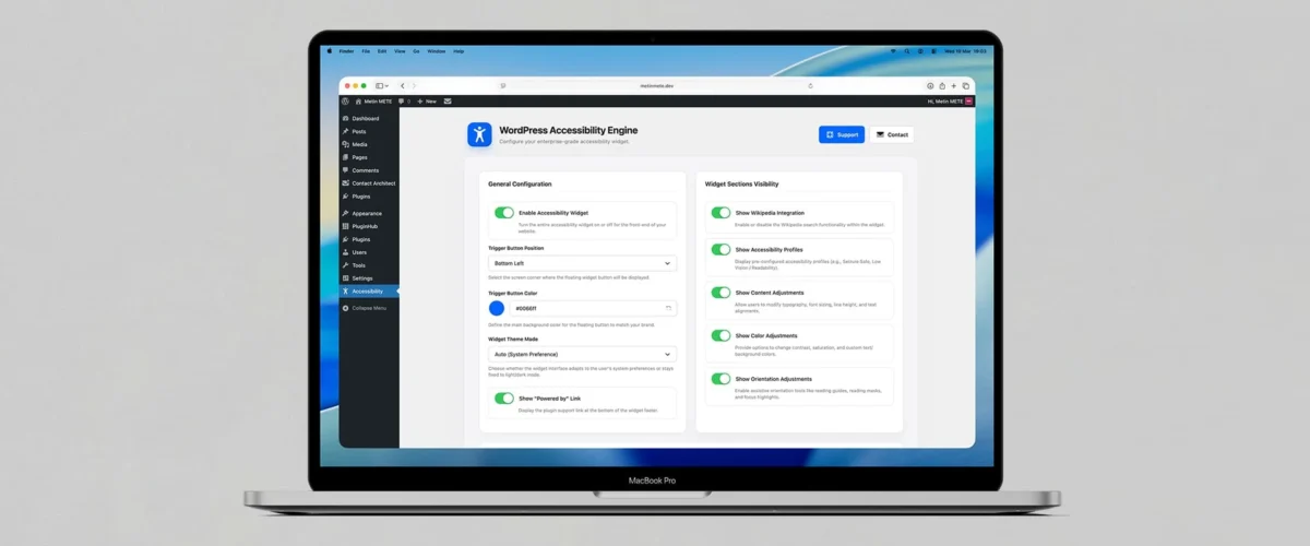WordPress Accessibility Engine